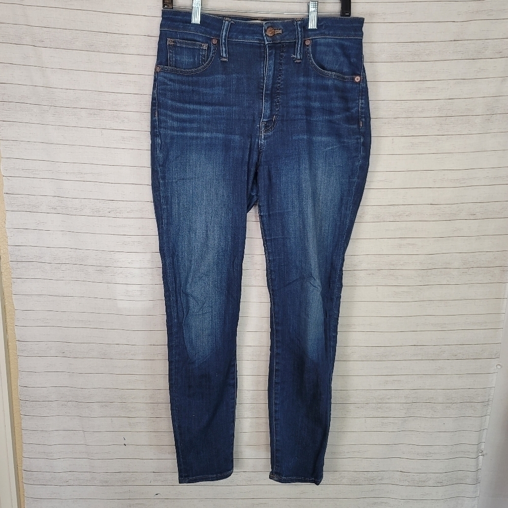MADEWELL CURVY HIGH RISE SKINNY, SZ 27